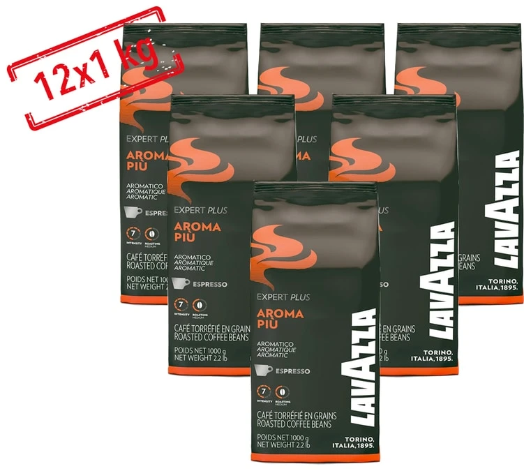 1x12 Kg Café En Grain Aroma Piu - Lavazza 3 1x12 Kg Café En Grain Aroma Piu - Lavazza