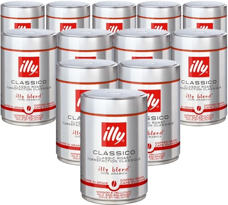 12x250g Café En Grain Espresso - ILLY 3 12x250g Café En Grain Espresso - ILLY