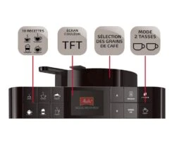 Melitta Caffeo Varianza CSP Inox F580-100 Garantie 3 Ans -Magasin De Machines À Café 3 melitta caffeo varianza f580 100