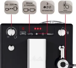 Melitta Caffeo Solo Perfect Milk Noire E 957-101 -Magasin De Machines À Café 4 melitta caffeo solo e957 101