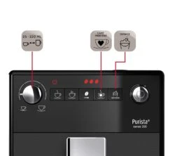 MELITTA Purista® F230-002 Pure Black Exclusive Garantie 3 Ans -Magasin De Machines À Café 4 melitta purista f230 001