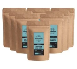 Café En Grains - Saveur Crème Brûlée - 1kg (8x125g) - Les Petits Torréfacteurs