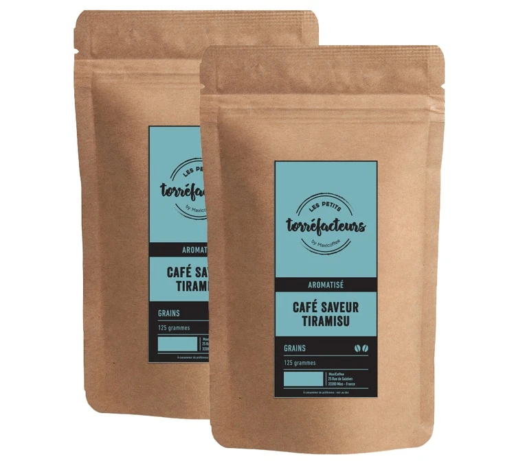 2x125g Café En Grain - Saveur Tiramisu - LES PETITS TORREFACTEURS 3 2x125g Café En Grain - Saveur Tiramisu - LES PETITS TORREFACTEURS