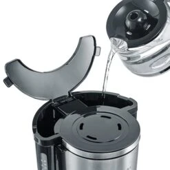 SEVERIN Cafetière Filtre Programmable 10 Tasses 1 000 W KA4826 -Magasin De Machines À Café 700017 2 1 Cafetiere filtre programmable 10 tasses 1 000 W KA4826 Severin
