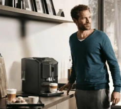 SIEMENS EQ300 - TF301E09 Noir - Garantie 3 Ans -Magasin De Machines À Café ambiance siemens caf 1