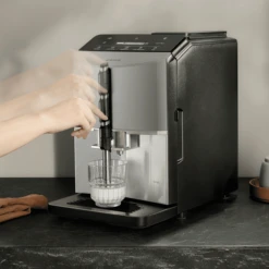 SIEMENS EQ300 - TF305E04 Inox Et Titane Métallisé - Garantie 3 Ans -Magasin De Machines À Café buse eau siemens eq300
