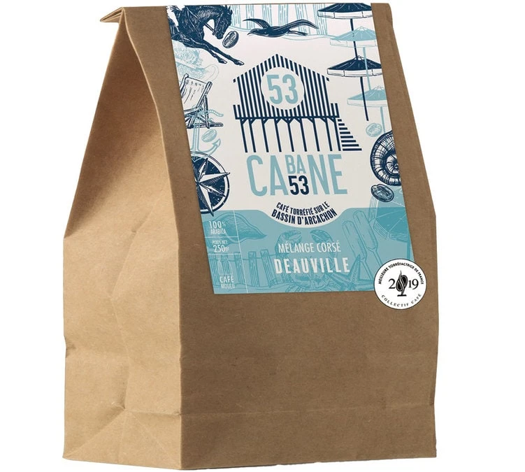250g Café En Grains Deauville - Cabane 53 3 250g Café En Grains Deauville - Cabane 53