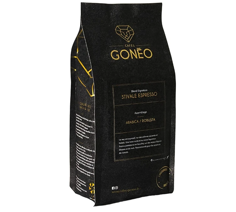Café En Grains Cafés Gonéo - Stivale Espresso Blend Signature - 1kg 3 Café En Grains Cafés Gonéo - Stivale Espresso Blend Signature - 1kg