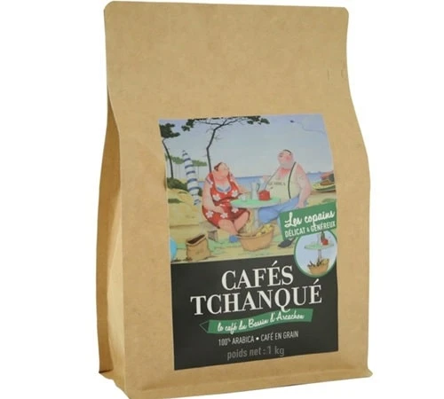 Café En Grains Les Copains - 1kg - Cafés Tchanqué 3 Café En Grains Les Copains - 1kg - Cafés Tchanqué