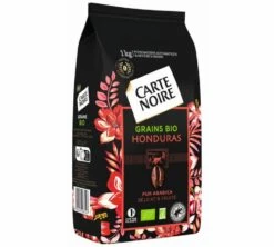 1 Kg Café En Grain Bio Honduras - Carte Noire -Magasin De Machines À Café cafeengrainbiocartenoirehondurasprofildroitkg