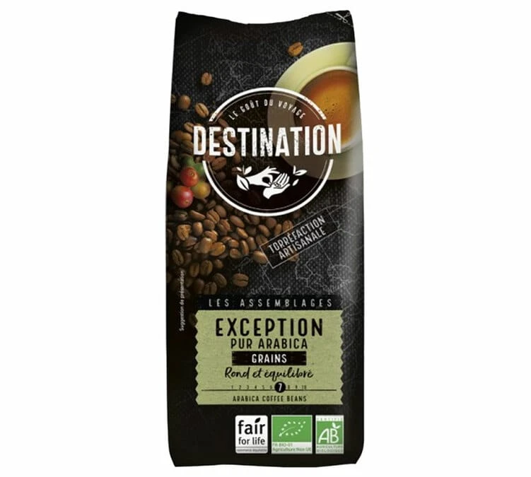 1kg Café En Grain Bio Exception N°16 100% Arabica - DESTINATION 4 1kg Café En Grain Bio Exception N°16 100% Arabica - DESTINATION – Image 2