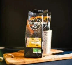 1kg Café En Grain 100% Arabica Moka Bio Ethiopie - DESTINATION -Magasin De Machines À Café cafeengraindestinationmokabioethiopie