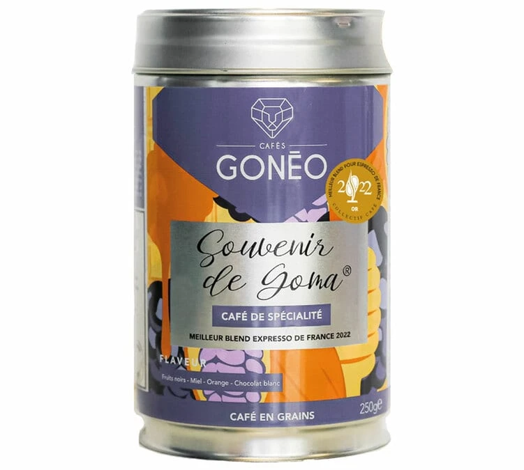250 G Café En Grain Souvenir De Goma - Gonéo 3 250 G Café En Grain Souvenir De Goma - Gonéo