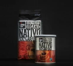 2x250 G Café En Grain Bio Nativo 100% Arabica - Goppion Caffè -Magasin De Machines À Café cafeengraingoppioncafenativo