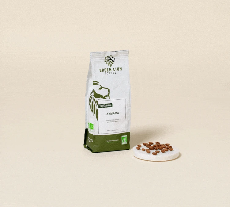 1 Kg Café En Grain Bio Aymara - Green Lion Coffee 4 1 Kg Café En Grain Bio Aymara - Green Lion Coffee – Image 2