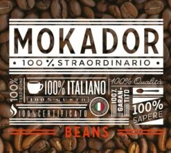1kg Café En Grain 100% Straordinario Gran Miscela - MOKADOR -Magasin De Machines À Café cafeengrainmokadorcastellarimarque
