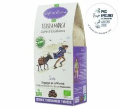 Café En Grains 100% Arabica Bio Ines - Papouasie - 200g - TERRAMOKA -Magasin De Machines À Café cafeengrainterramokaines200g