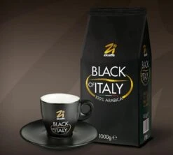 1 Kg Café En Grain Black Of Italy Zicaffè -Magasin De Machines À Café cafeengrainzicaffeblackofitaly
