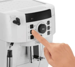 DELONGHI Magnifica S ECAM 21.117W Startpack Garantie 3 Ans -Magasin De Machines À Café delonghi blanche 21117