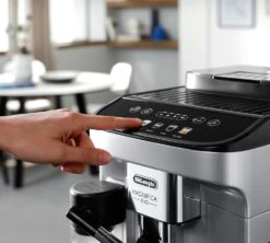 DELONGHI Magnifica EVO FEB 2961.SB LatteCrema Garantie 5 Ans -Magasin De Machines À Café expresso broyeur feb2961sb magnifica evo lateral