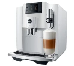 JURA E8 PianoWhite EB Smart Connect Offert Garantie 3 Ans -Magasin De Machines À Café expresso broyeur jura e8 pianowhite lattemacchiato