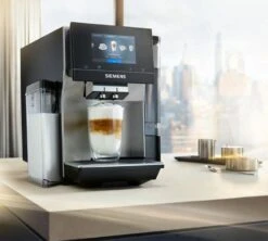 SIEMENS EQ.700 Intégral Noir Inox TQ707R03 Garantie 3 Ans -Magasin De Machines À Café face siemens eq 700 tq707r03