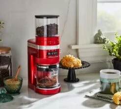 Moulin à Café KITCHENAID Artisan 5KCG8433ECA Pomme D'Amour -Magasin De Machines À Café kitchenaid moulin rouge 5