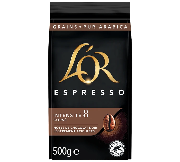 Café En Grain L'Or Espresso - 500g 3 Café En Grain L'Or Espresso - 500g