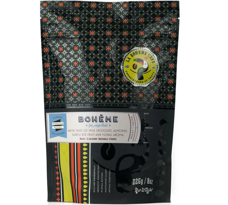 Café En Grains - 226g - Espresso Bohème - La Bohème Café 3 Café En Grains - 226g - Espresso Bohème - La Bohème Café
