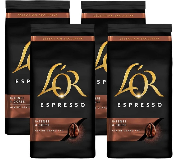 Café En Grain L'Or Espresso - 4 X 500g 3 Café En Grain L'Or Espresso - 4 X 500g