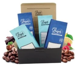 Coffret Découverte Cafés Lugat (4 Cafés En Grains X 250g)
