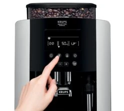 Krups Arabica Noire Argent YY3075FD -Magasin De Machines À Café machine a cafe krups yy3075fd reglage