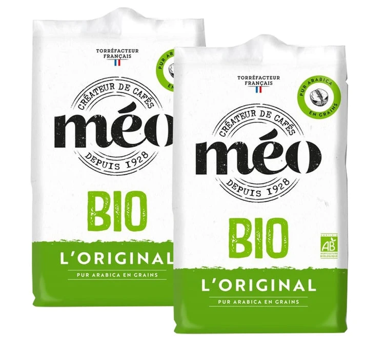 Café Grains Méo Classique Bio 2 X 500g 3 Café Grains Méo Classique Bio 2 X 500g