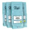4x250g Café En Grain Bio - Ethiopie Moka Nekemte - CAFES LUGAT -Magasin De Machines À Café moka nekemte packshot lugat bundle classique 250g 2021 1