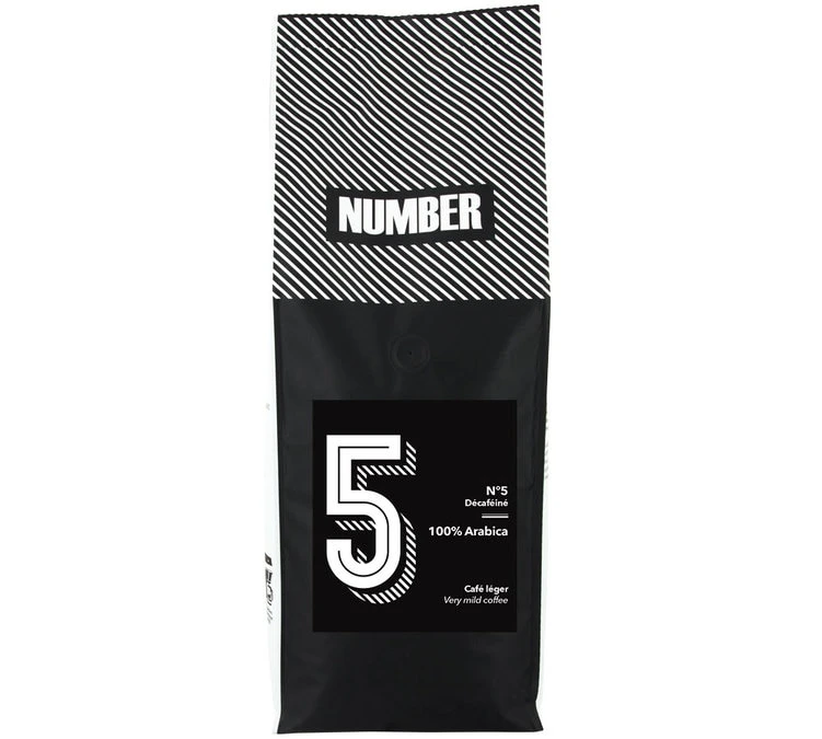 1kg Café En Grain Décaféiné Number N°5 - NUMBER 3 1kg Café En Grain Décaféiné Number N°5 - NUMBER