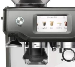 Machine Expresso SAGE The Barista Touch SES880BST4EEU1 Inox Noir -Magasin De Machines À Café sage baristatouch gris 1