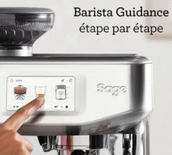 Machine Expresso SAGE Barista Touch Impress SES881BST4FEU1 Inox Noir -Magasin De Machines À Café sage baristatouchimpress inox noir 3