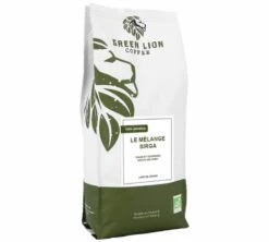 1 Kg Café En Grain Bio Le Mélange Sirga 100% Arabica - GREEN LION COFFEE