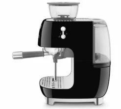 Machine Expresso SMEG EGF03BLEU Noire Années 50 Avec Moulin Intégré -Magasin De Machines À Café smeg egf03 noire 2