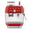 Machine Expresso SMEG EGF03RDEU Rouge Années 50 Avec Moulin Intégré 1 Machine Expresso SMEG EGF03RDEU Rouge Années 50 Avec Moulin Intégré -Magasin De Machines À Café smeg egf03 rouge 1 1