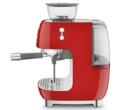 Machine Expresso SMEG EGF03RDEU Rouge Années 50 Avec Moulin Intégré -Magasin De Machines À Café smeg egf03 rouge 2