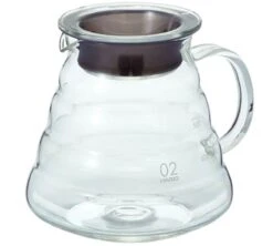 Carafe HARIO 2-5 Tasses En Verre Avec Support Pour V60